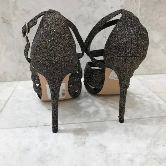 NINA Pumps {9.5} 🆕 Metallic Chantez Golden Night Sandal Pumps - Picture 4 of 5